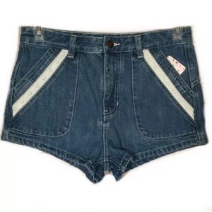 Free People Denim Mini Jean Shorts